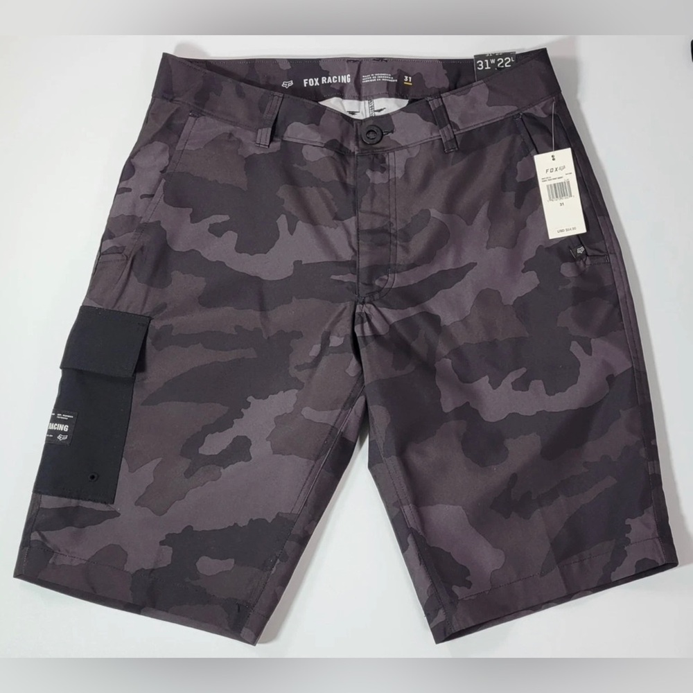 NEW Men's Fox Racing Regular Fit Essex Tech Camo Print Polyester 31W 22L